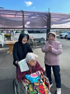 寒さにも負けず💨